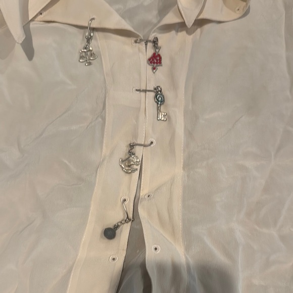 Vintage Jean Paul Gaultier FEMME Cream Blouse - Picture 7 of 7